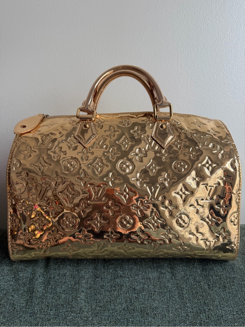 AUTH Louis Vuitton Speedy Miroir Size 30 - Picture 2 of 16